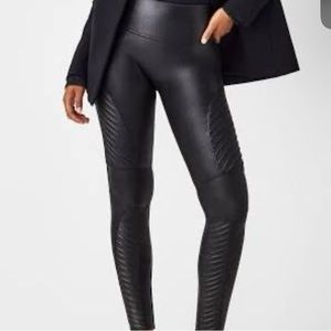 Faux Leather Moto Leggings